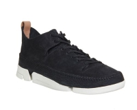 Clarks Originals Trigenic Flex Trainers Black Suede